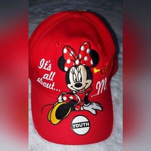 Disney Minnie Mouse Red Youth Cap